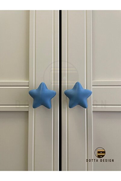Dotta Design Çocuk Odası Kulpları - Mavi Yıldız Kulp(Tekli)