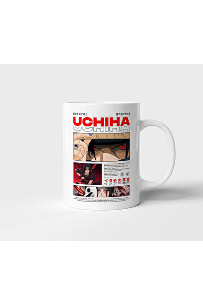 aknhediyelik Uchiha İtachi Naruto Anime Tasarım Kupa - Hediyelik Kupa - Baskı...