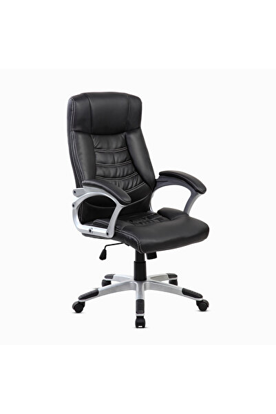 Kiwari Eliot ergonomic office chair, PP arms, chrome base, smooth PU+PVC upho...