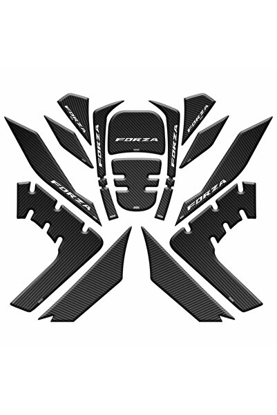 Gogo Honda Forza 250 Tankpad Set Karbon 2018-2020