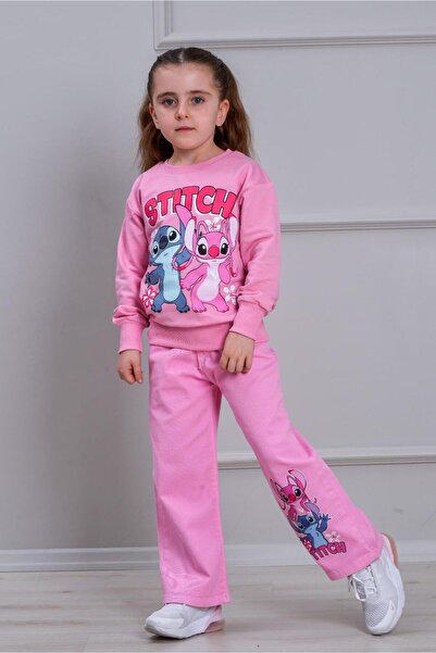 LİLLYPİCCA Set de 2 piese pentru fetiță cu imprimeu Swea tricou Pantaloni de ...