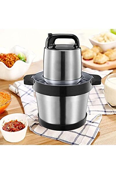 JIHAM 8 Liter Electric Meat Chopper Stainless Steel Heavy Duty Food Grinder w...