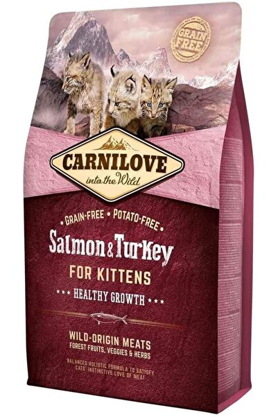 Carnilove سمك السلمون والديك الرومي للقطط الصغيرة 2 كجم