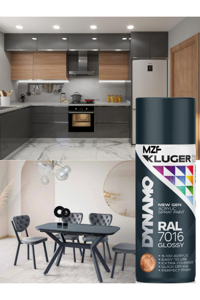 MZF KLUGER YENİ NESİL AKRİLİK DÖNÜŞÜM SPREY BOYA 400 ML DOLAP-FAYANS-PLASTİK-...