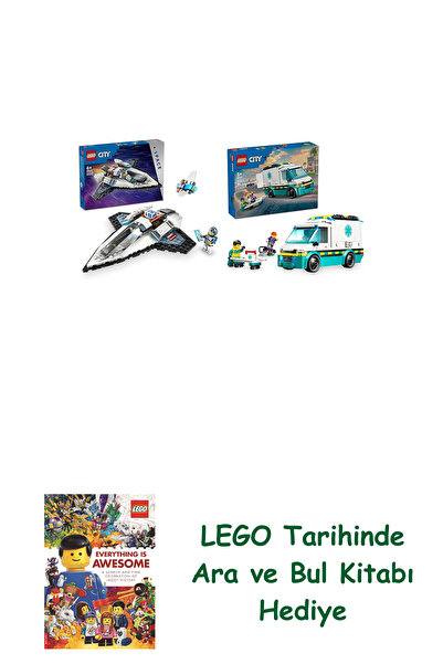 Bloomsbury Set de vehicule Lego 137 (60430 + 60451) + carte Lego Căută și găs...