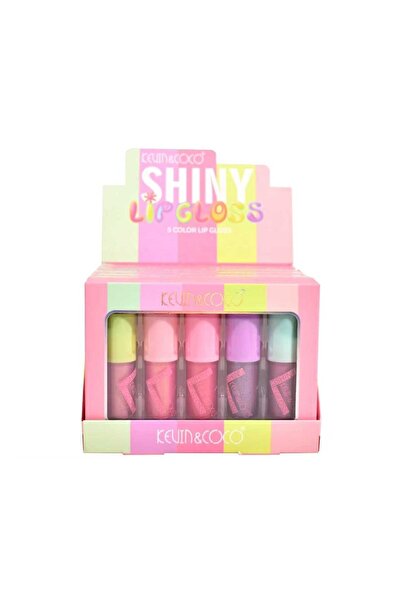 Flippy Set of 5 Lipsticks, Kevin Coco, Dreamy Pink, Lip-Gloss, Pearlescent, M...