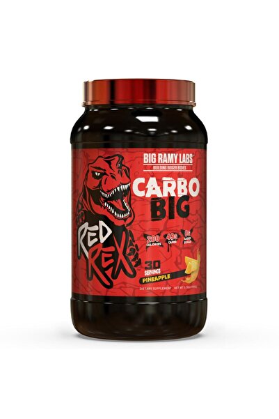 BIG RAMY LABS Red Rex Carbo Big, Pineapple, 3.3 LB, Unstoppable Performance