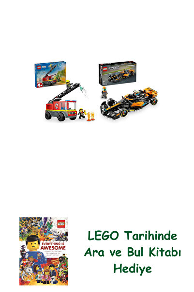 Bloomsbury Lego Vehicles Set 159 (60463 + 76919) + Lego Search and Find Book ...