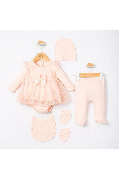 Overdo Baby Girl Cotton Piece Five-Piece Set