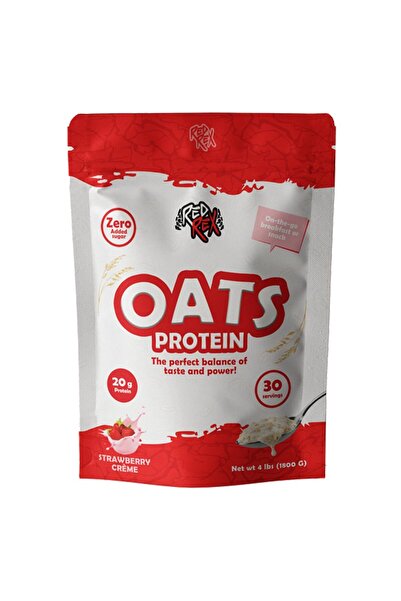 BIG RAMY LABS شوفان ريد ريكس، بنكهة كريمة الفراولة، 4 أرطال، بروتين عالي الجو...