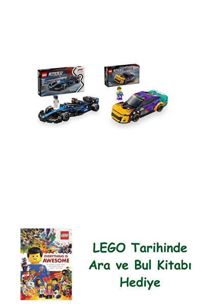 Bloomsbury مجموعة مركبات ليغو 78 (77249 + 76935) + هدية كتاب ليغو أرا آند بول