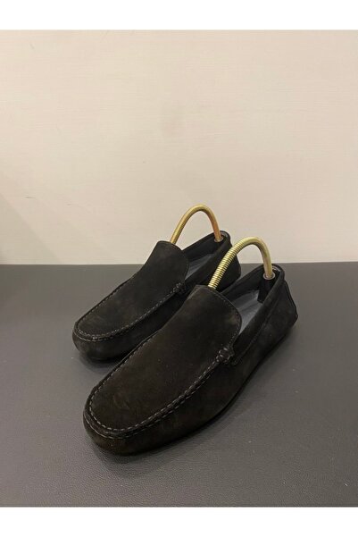 Özay Ανδρικά παπούτσια από γνήσιο δέρμα σουέντ, φλατ μοκασίνια