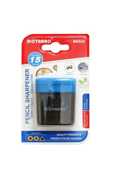 MOTARRO Pencil Sharpener MK034 – Durable Manual Sharpener for School, Office,...
