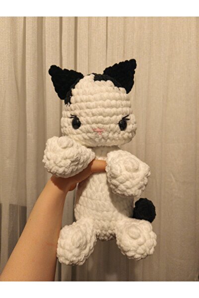 zeanqua El Yapımı Tek Parça Tığ İşi Peluş: Kedi Amigurumi