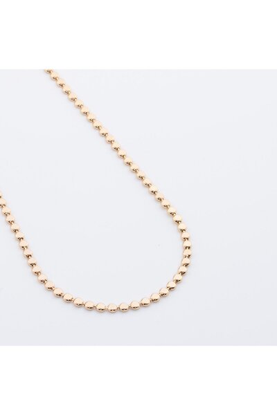 Zuum Accessories XUPING ÖZEL SERİ 18K EZME ZİNCİR ÇELİK KOLYE
