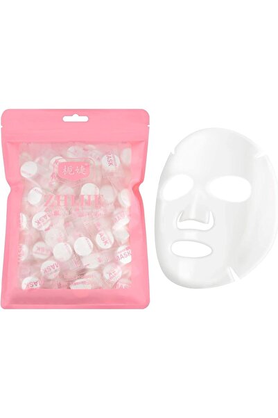 VİYA Disposable Compressed Beauty Face Mask Paper Skin Care Moisturizing DIY ...