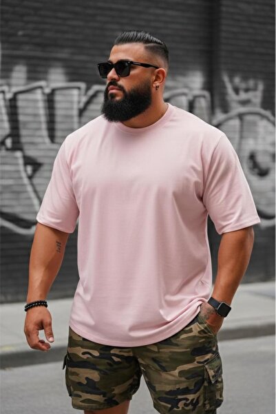 Oksit Kapty Ανδρικό T-Shirt μεγάλου μεγέθους, βαμβακερό, με λαιμόκοψη ποδηλάτ...