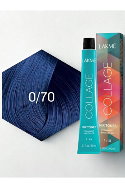 Lakme Collage صبغة شعر لاكمي Collage 0/70 – ميكس تون ازرق – 60 مل