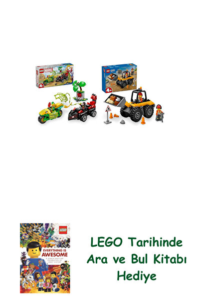 Bloomsbury Set de vehicule Lego 71 (11198 + 60450) + carte Lego Căută și găse...