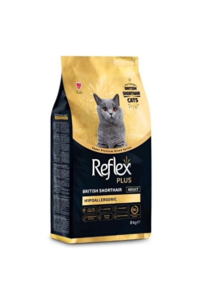 Reflex Plus British Shorthair Tavuklu ve Kızılcıklı Yetişkin Kedi Maması 8 Kg