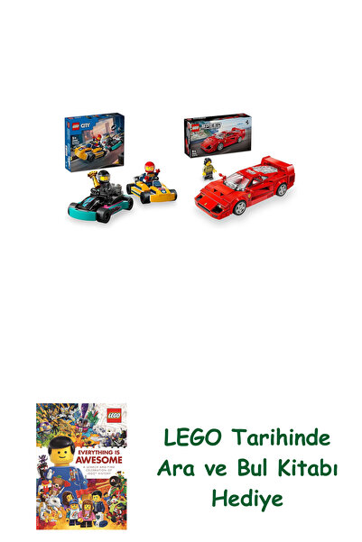 Bloomsbury Set de vehicule Lego 52 (60400 + 76934) + carte Lego Căută și găse...