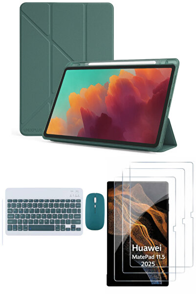 Covpor Huawei Matepad 11.5s / Air /11.5 Inç 2025 2023 Uyumlu Kılıf+Klavye Mou...