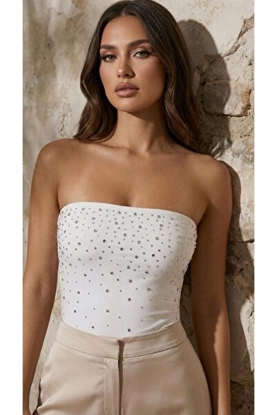 Maximix taşlı bodysuit