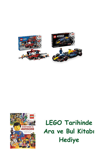 Bloomsbury مجموعة مركبات ليغو 171 (60443 + 77243) + هدية كتاب ليغو أرا آند بول