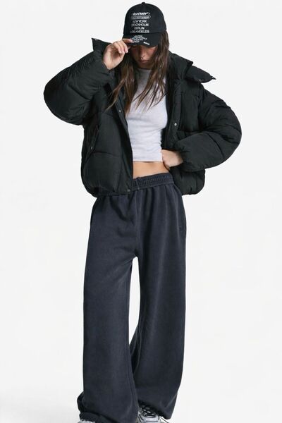 Lux Vestimenta LuxVestimenta Kapüşonlu Şişme Mont