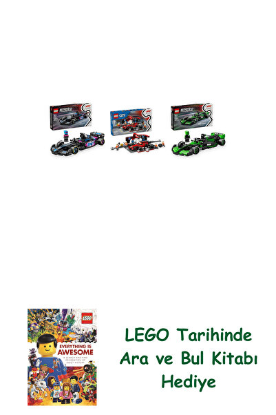 Bloomsbury Lego Vehicles Set 214 (77248 + 60443 + 77247) + Lego Search and Fi...