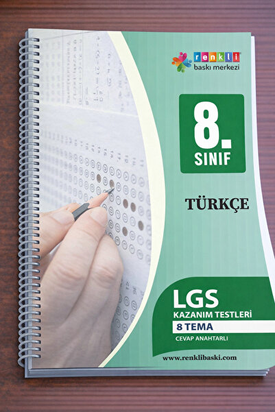 Yetsis Yayınları LGS 8. Sınıf Türkçe Kazanım Testleri