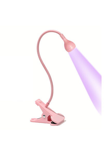 SUN Masa Sabitlemeli Uv Led Kurutucu Lamba Jel Tips Kurutucu PEMBE Renk