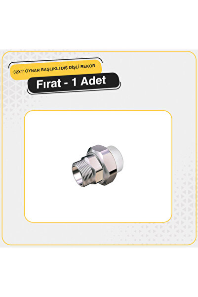 NVT YAPI İNŞAAT Fırat Pprc 32mm-1" Dış Dişli Oynar Rekor (1 ADET)