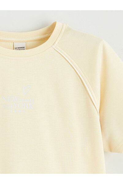 LC Waikiki cu imprimeu Tricou pentru fete cu atingere moale