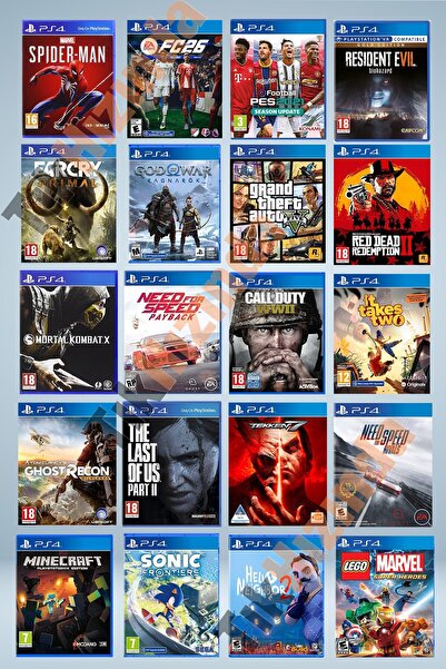 Genel Markalar Sony Playstation 4 Siyah - [20 Oyun] 2 Kol Outlet Ürün (12.50 Ofline Versiyon)