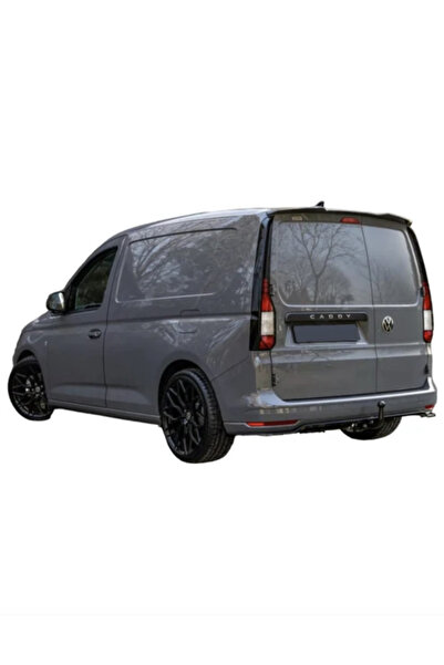 TMZ Garage Volkswagen Caddy 2021+ Piano Black Arka Spoiler | Tek Kapı Uyumlu Bagaj Üstü Spoiler – Parlak Siyah