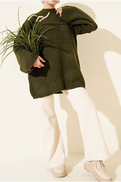 Vaniza Standard Size Brass Knitwear Sweater