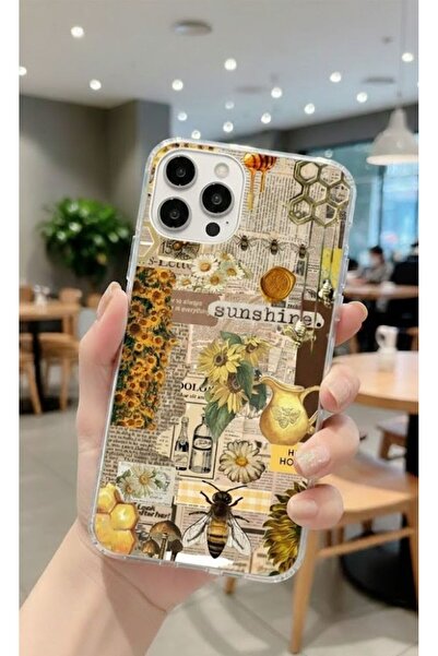 Caselya iPhone 11 Compatible Patterned Transparent Phone Case Daily Protectio...