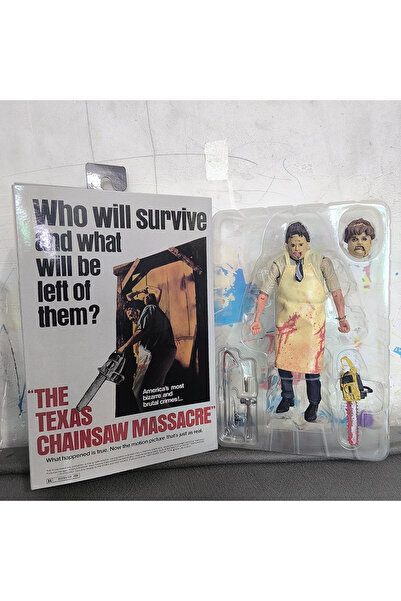 Choice3 صندوق مجسم NECA الذكرى الأربعين Ultimate Leatherface Classic Terror P...
