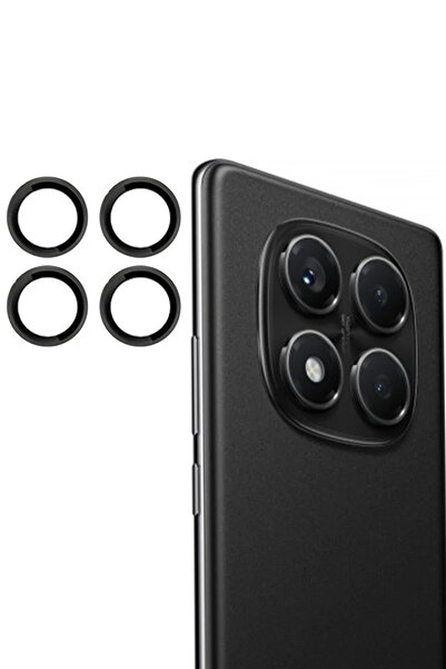 alanova Xiaomi Redmi Note 14 Pro 4g Pvd Metal Camera Lens - Black 1159677