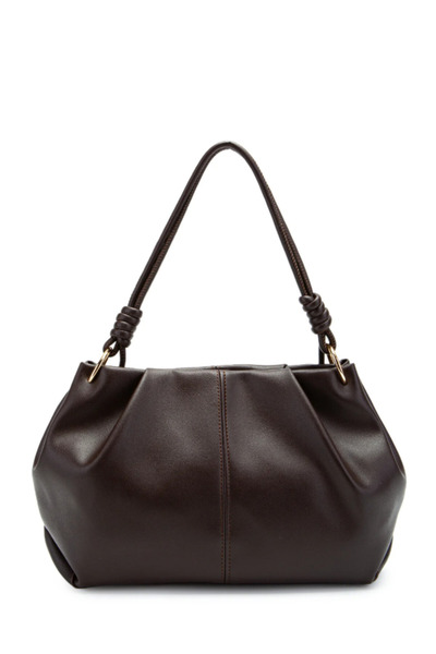 Zuna Studio Geantă de mână și de umăr pentru femei Nalto Brown, cu detaliu el...