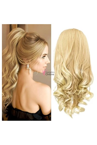 amelie Hair extension Mesa type ponytail slightly wavy with elastic 44 cm Lig...