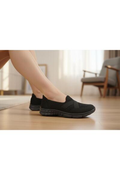 BAYRAMOĞLU KUNDURA حذاء نسائي يومي من BYK ناعم وخفيف الوزن مع أشرطة متقاطعة ل...