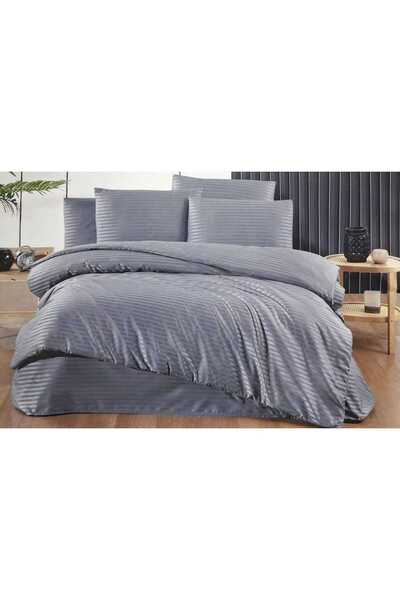 VELLON HOME طقم غطاء لحاف مزدوج فاخر من القطن 100%