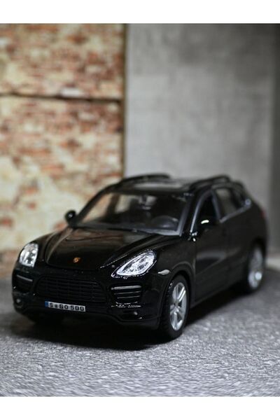 bebeym PORSCHE CAYANNE TURBO SİYAH 1:24 MODEL ARABA