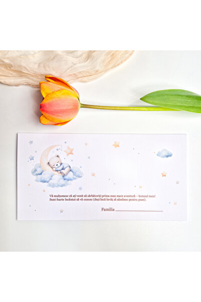 Creative Kappa Set of 20 Teddy Bear Baptism Money Envelopes