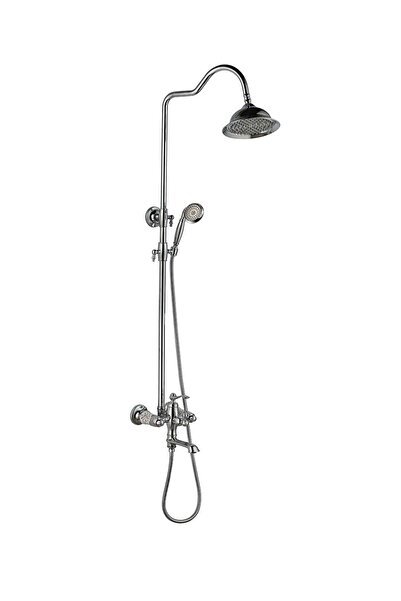 yapıtaşı Yt724 Retro Bathroom Faucet Shower Set Chrome