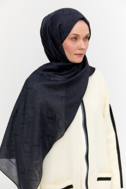 Setrms Geometrik Desenli Modal Yün Şal