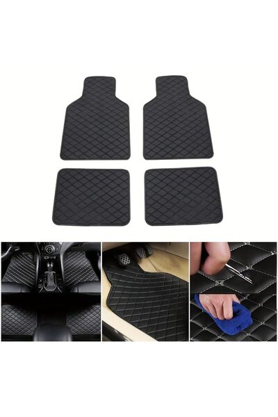 Cyber سجادات أرضية للسيارة متوافقة مع هوندا سبيريور HRV Jade LIFE Greiz Gienia