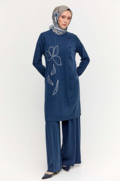 Setrms Nakış Detaylı Lyocell İkili Takım